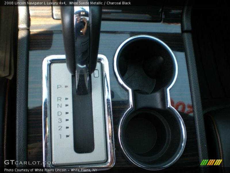 White Suede Metallic / Charcoal Black 2008 Lincoln Navigator L Luxury 4x4