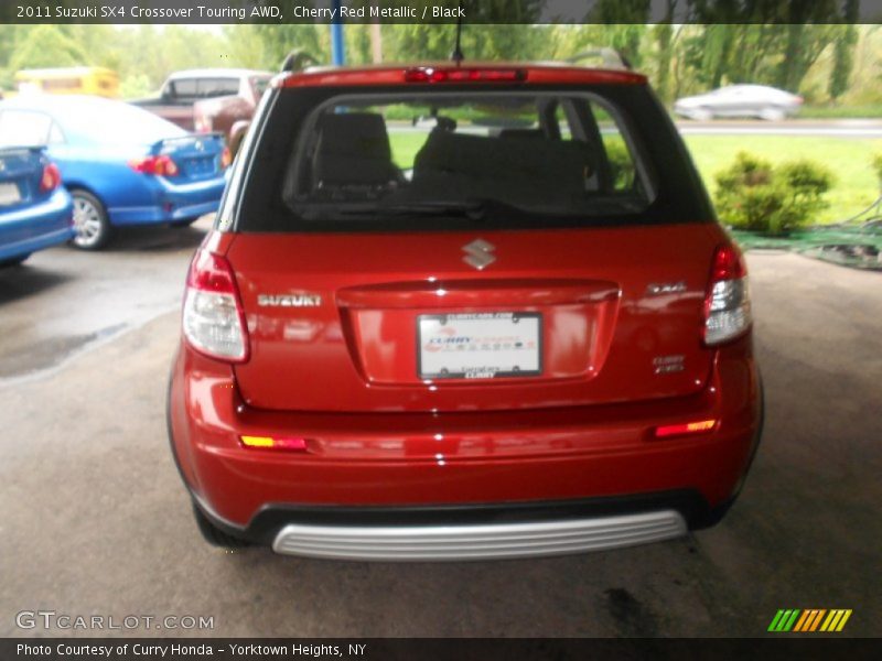 Cherry Red Metallic / Black 2011 Suzuki SX4 Crossover Touring AWD