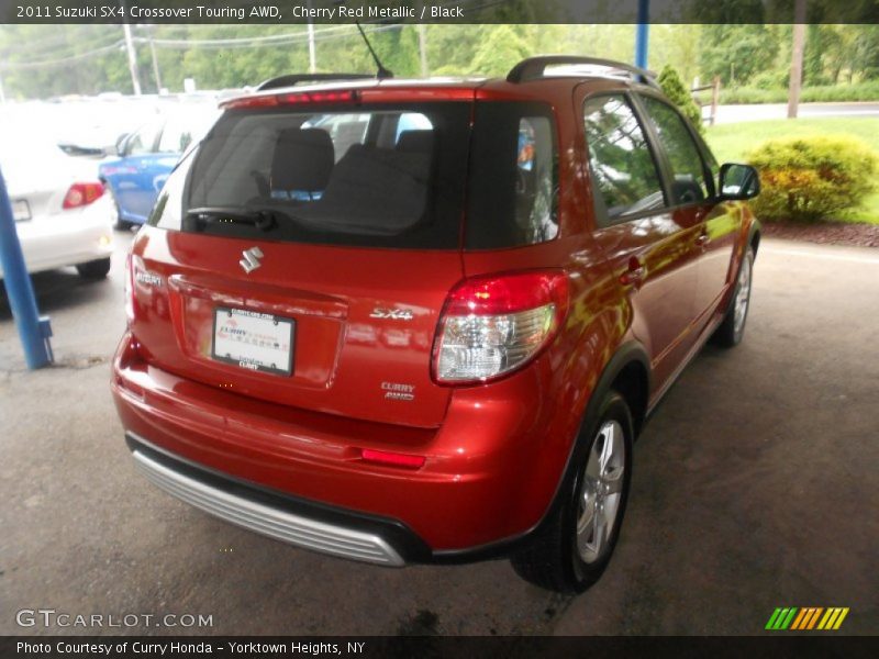 Cherry Red Metallic / Black 2011 Suzuki SX4 Crossover Touring AWD