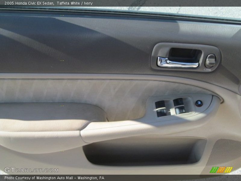 Taffeta White / Ivory 2005 Honda Civic EX Sedan