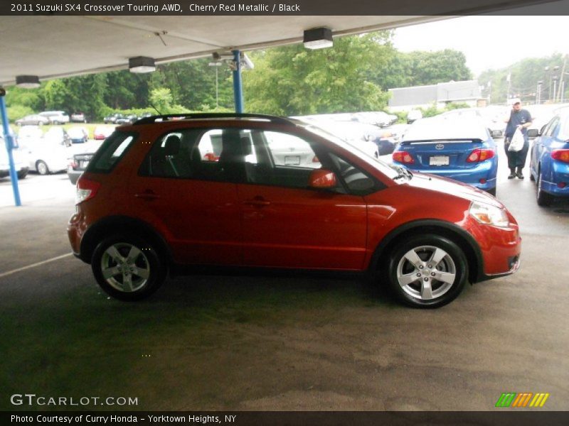 Cherry Red Metallic / Black 2011 Suzuki SX4 Crossover Touring AWD