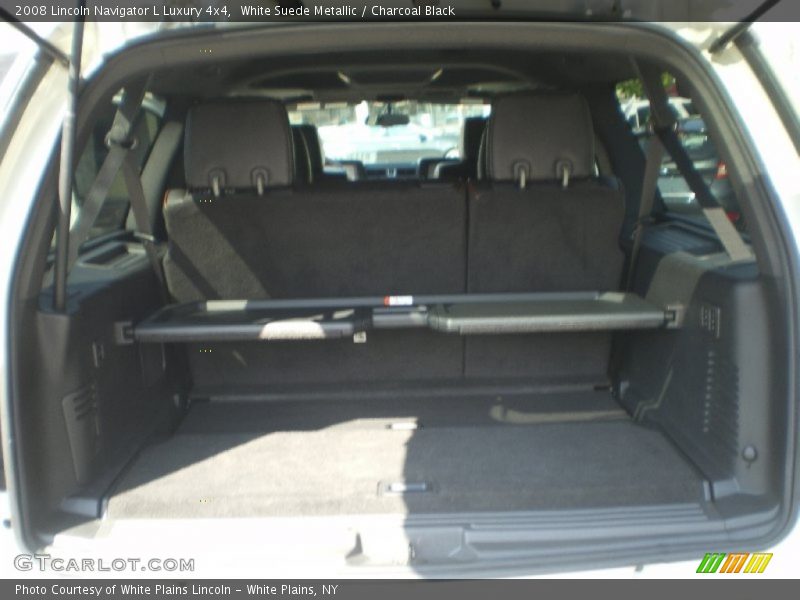 White Suede Metallic / Charcoal Black 2008 Lincoln Navigator L Luxury 4x4