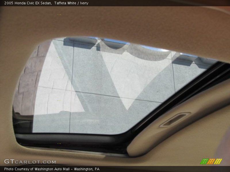 Sunroof of 2005 Civic EX Sedan