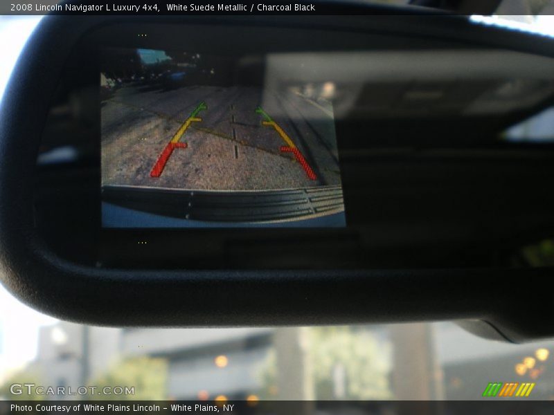 White Suede Metallic / Charcoal Black 2008 Lincoln Navigator L Luxury 4x4