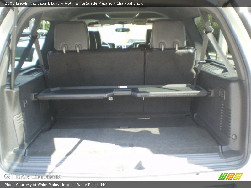 White Suede Metallic / Charcoal Black 2008 Lincoln Navigator L Luxury 4x4