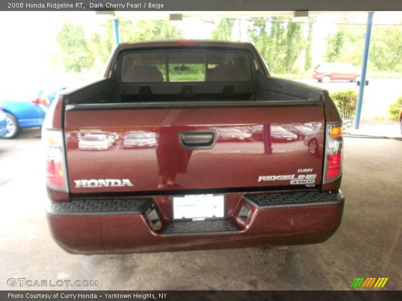 Dark Cherry Pearl / Beige 2008 Honda Ridgeline RT