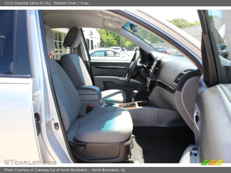 Radiant Silver / Gray 2010 Hyundai Santa Fe GLS