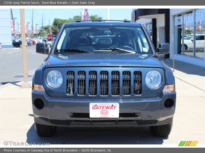 Steel Blue Metallic / Dark Slate Gray 2008 Jeep Patriot Sport