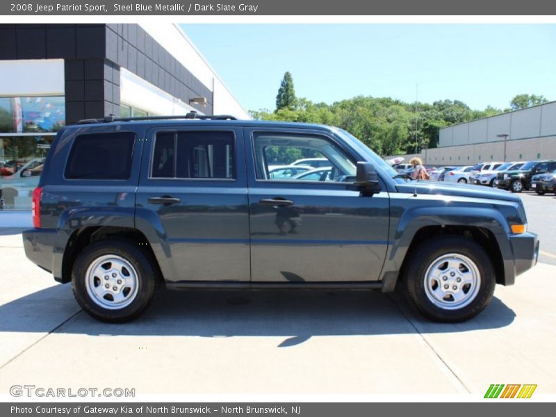 Steel Blue Metallic / Dark Slate Gray 2008 Jeep Patriot Sport