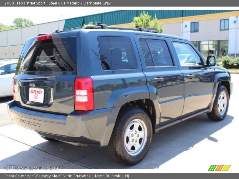 Steel Blue Metallic / Dark Slate Gray 2008 Jeep Patriot Sport
