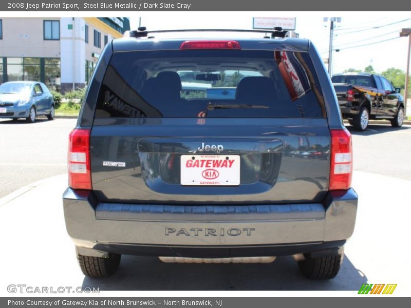 Steel Blue Metallic / Dark Slate Gray 2008 Jeep Patriot Sport