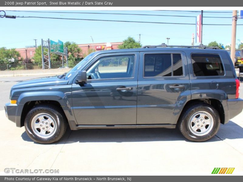 Steel Blue Metallic / Dark Slate Gray 2008 Jeep Patriot Sport