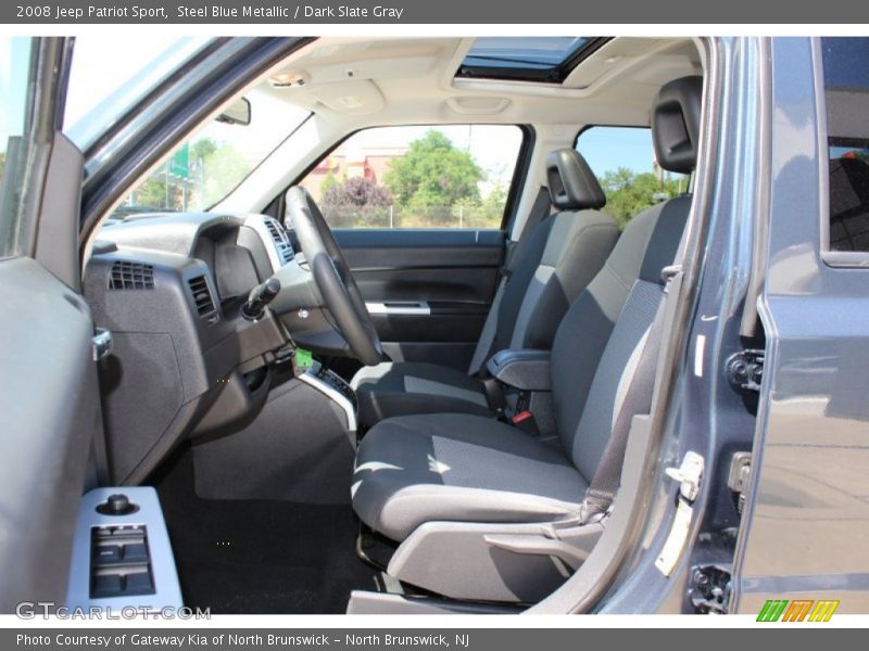 Steel Blue Metallic / Dark Slate Gray 2008 Jeep Patriot Sport