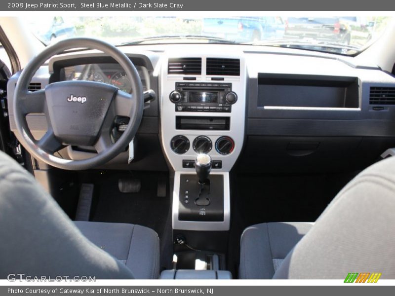 Steel Blue Metallic / Dark Slate Gray 2008 Jeep Patriot Sport