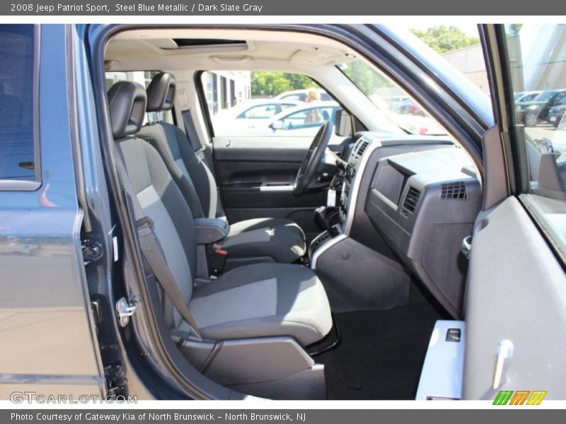 Steel Blue Metallic / Dark Slate Gray 2008 Jeep Patriot Sport