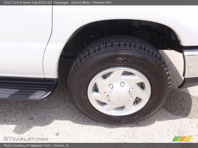 Oxford White / Medium Flint 2012 Ford E Series Van E350 XLT Passenger