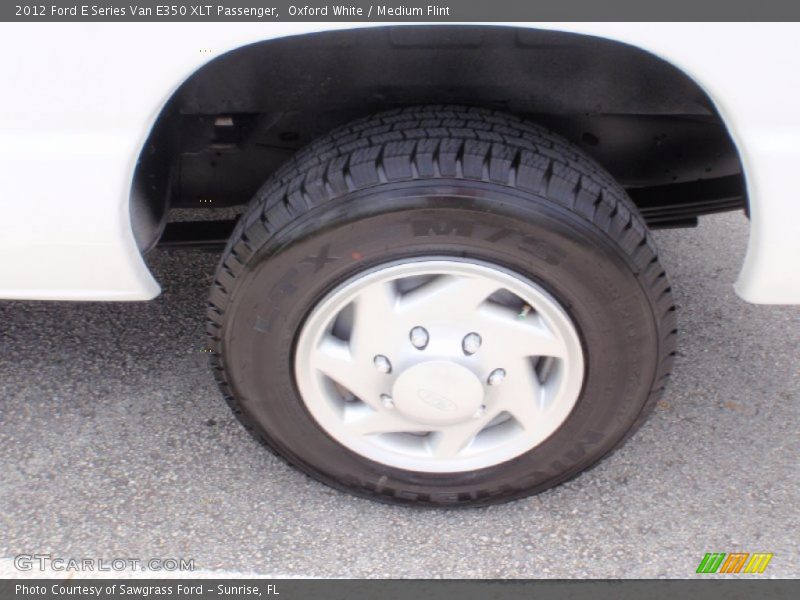 Oxford White / Medium Flint 2012 Ford E Series Van E350 XLT Passenger