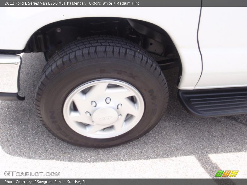 Oxford White / Medium Flint 2012 Ford E Series Van E350 XLT Passenger