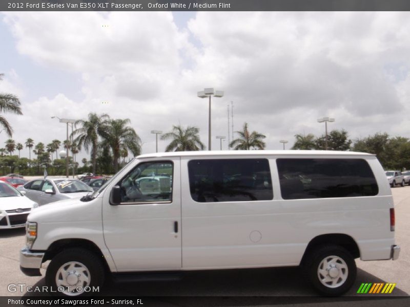 Oxford White / Medium Flint 2012 Ford E Series Van E350 XLT Passenger