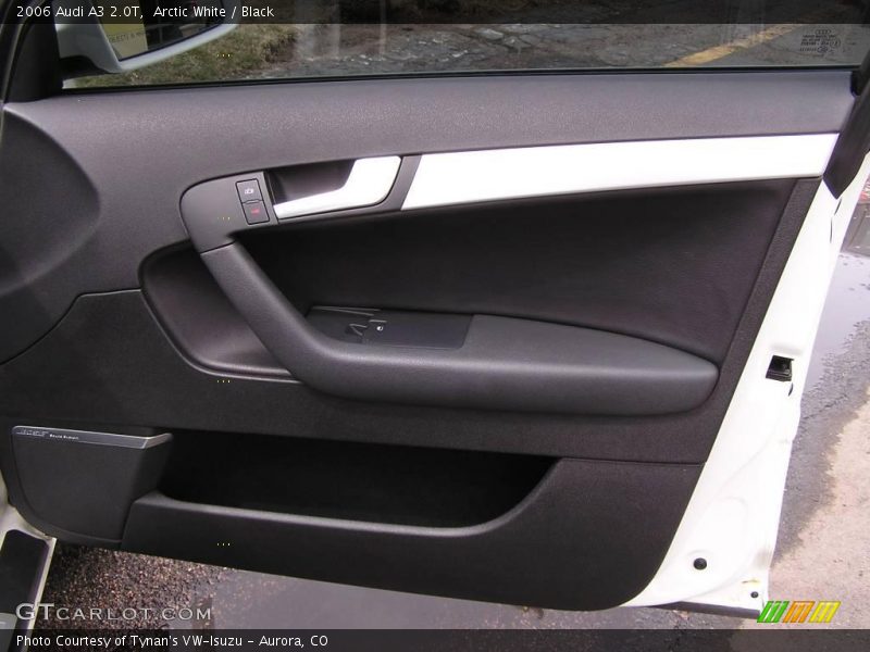 Arctic White / Black 2006 Audi A3 2.0T