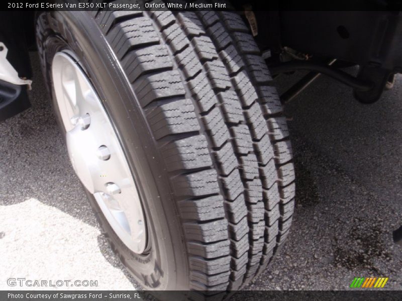 Oxford White / Medium Flint 2012 Ford E Series Van E350 XLT Passenger