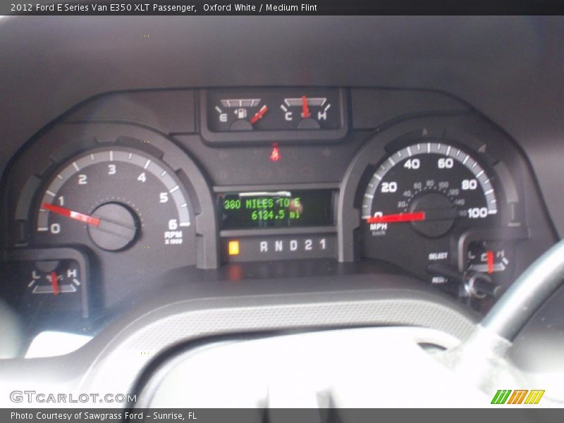  2012 E Series Van E350 XLT Passenger E350 XLT Passenger Gauges