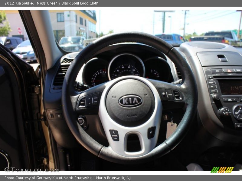 Moss Green / Black Soul Logo Cloth 2012 Kia Soul +