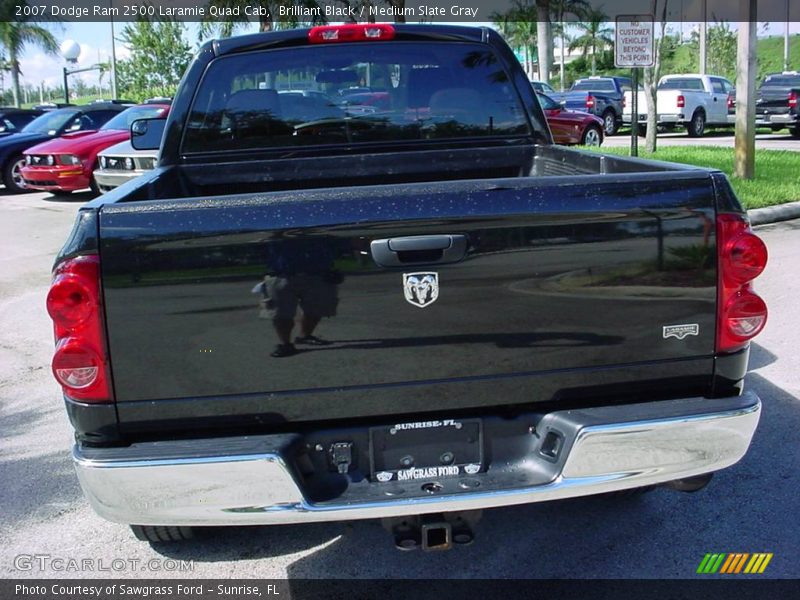 Brilliant Black / Medium Slate Gray 2007 Dodge Ram 2500 Laramie Quad Cab