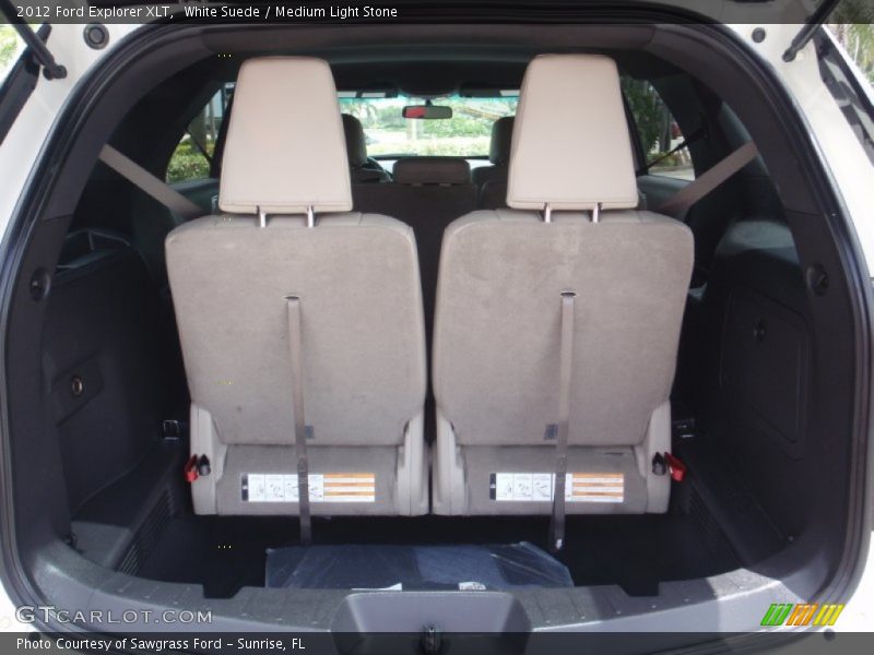 White Suede / Medium Light Stone 2012 Ford Explorer XLT