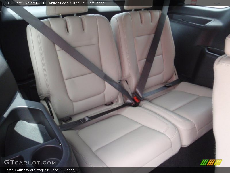 White Suede / Medium Light Stone 2012 Ford Explorer XLT