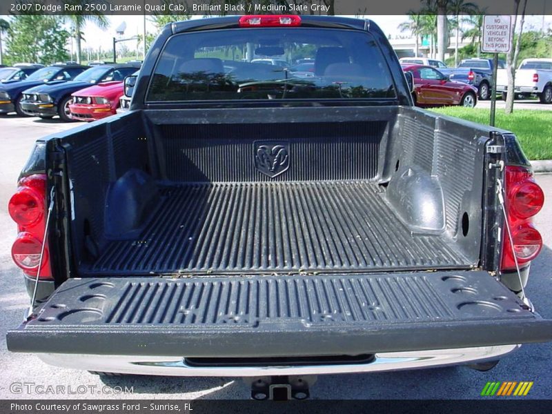 Brilliant Black / Medium Slate Gray 2007 Dodge Ram 2500 Laramie Quad Cab