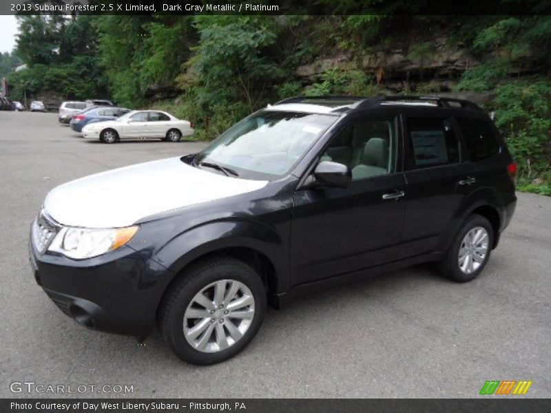 Dark Gray Metallic / Platinum 2013 Subaru Forester 2.5 X Limited