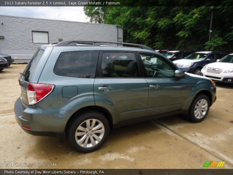 Sage Green Metallic / Platinum 2013 Subaru Forester 2.5 X Limited
