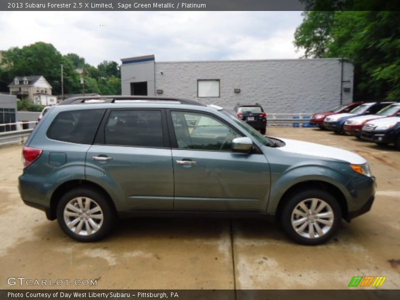 Sage Green Metallic / Platinum 2013 Subaru Forester 2.5 X Limited