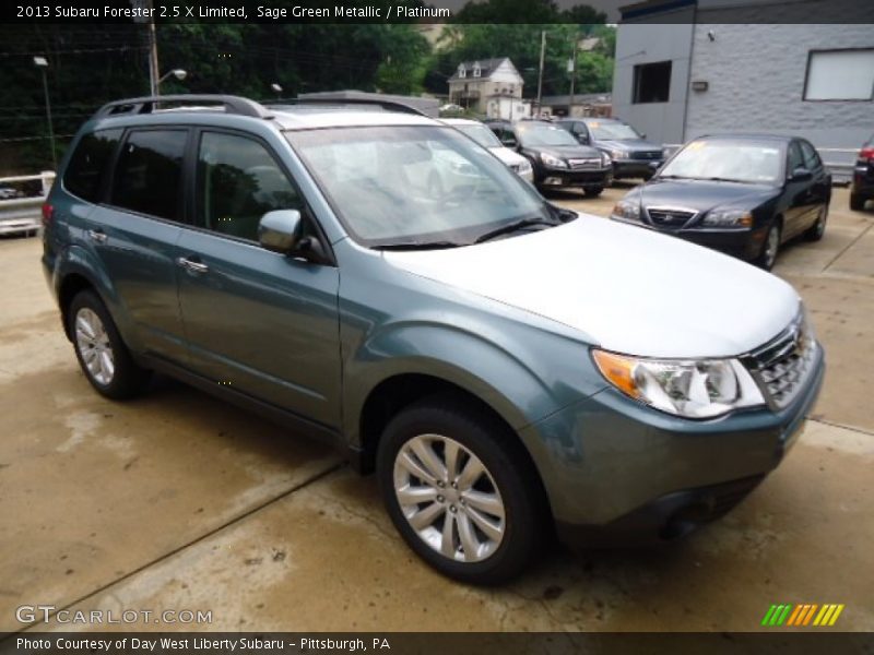 Sage Green Metallic / Platinum 2013 Subaru Forester 2.5 X Limited