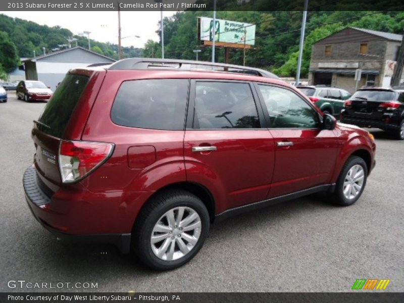 Camellia Red Pearl / Platinum 2013 Subaru Forester 2.5 X Limited
