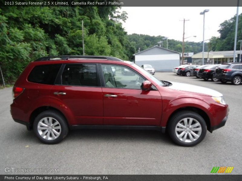 Camellia Red Pearl / Platinum 2013 Subaru Forester 2.5 X Limited