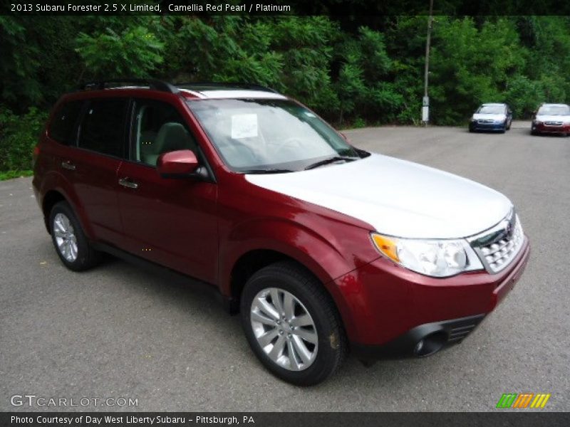 Camellia Red Pearl / Platinum 2013 Subaru Forester 2.5 X Limited