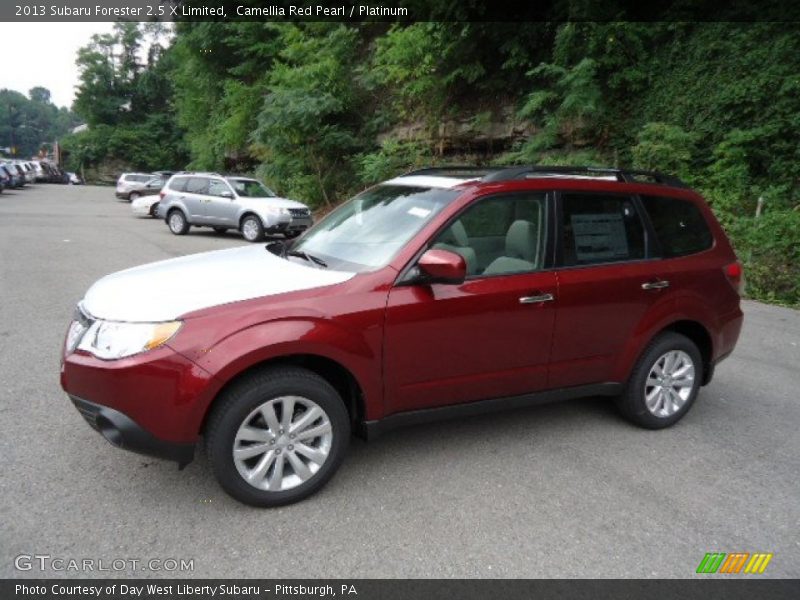 Camellia Red Pearl / Platinum 2013 Subaru Forester 2.5 X Limited