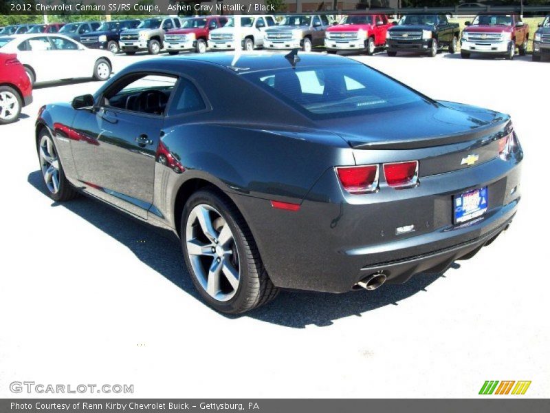 Ashen Gray Metallic / Black 2012 Chevrolet Camaro SS/RS Coupe