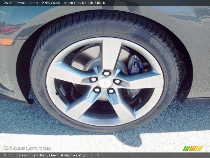 Ashen Gray Metallic / Black 2012 Chevrolet Camaro SS/RS Coupe