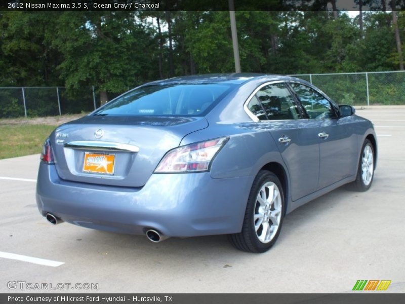 Ocean Gray / Charcoal 2012 Nissan Maxima 3.5 S