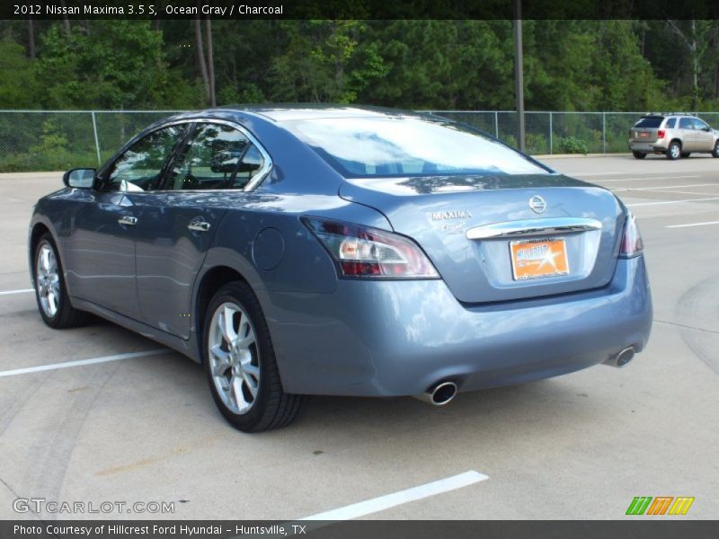 Ocean Gray / Charcoal 2012 Nissan Maxima 3.5 S