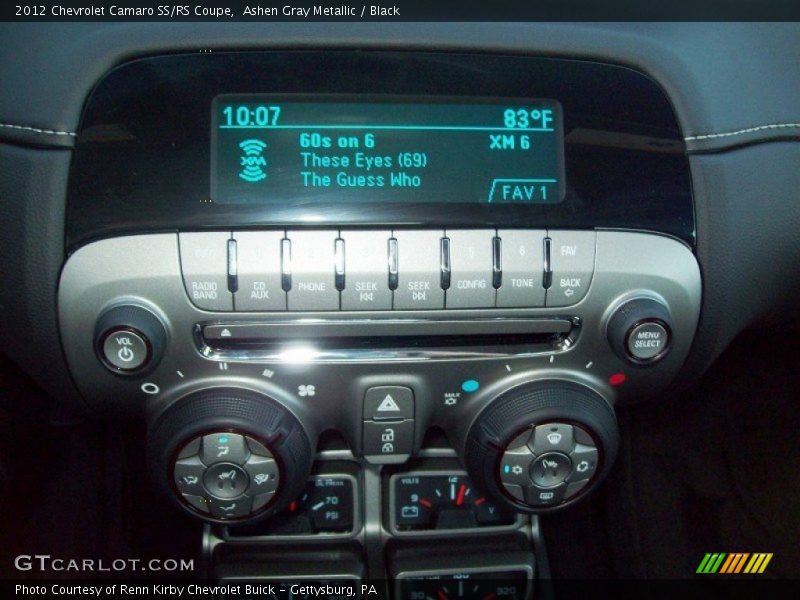 Ashen Gray Metallic / Black 2012 Chevrolet Camaro SS/RS Coupe