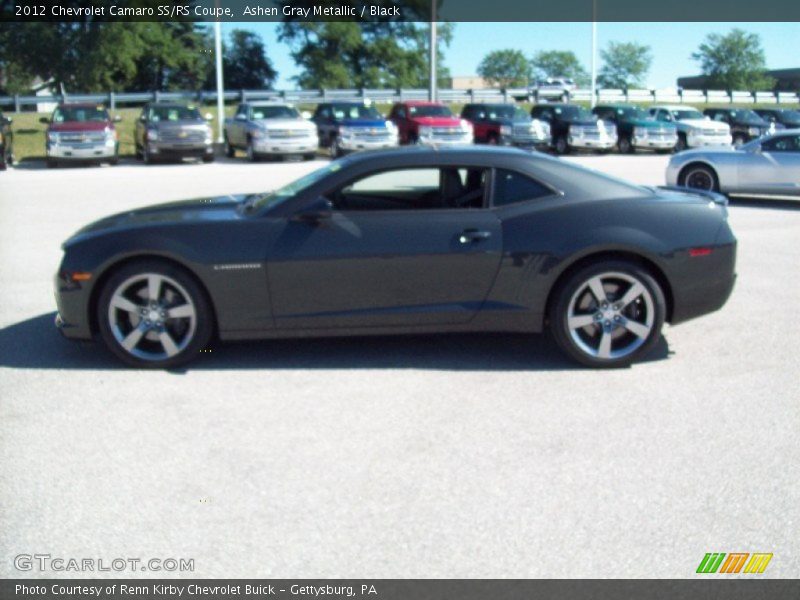 Ashen Gray Metallic / Black 2012 Chevrolet Camaro SS/RS Coupe