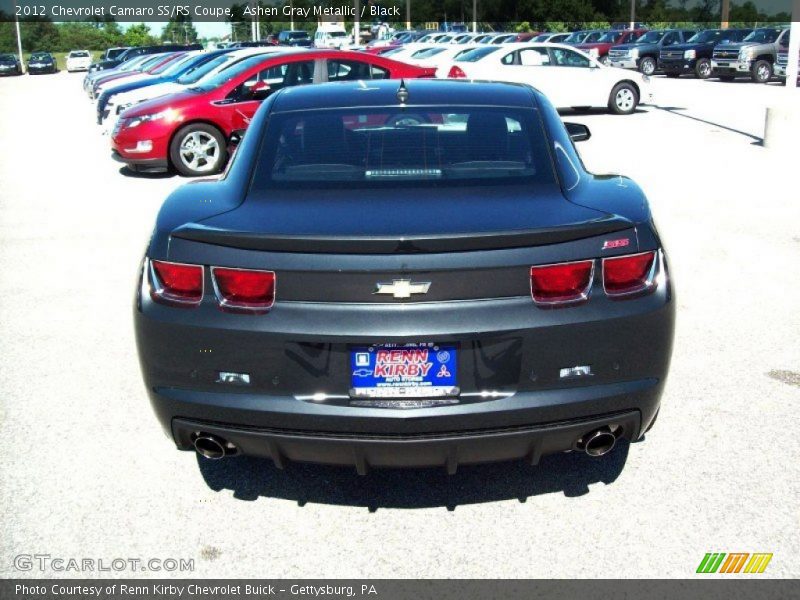 Ashen Gray Metallic / Black 2012 Chevrolet Camaro SS/RS Coupe