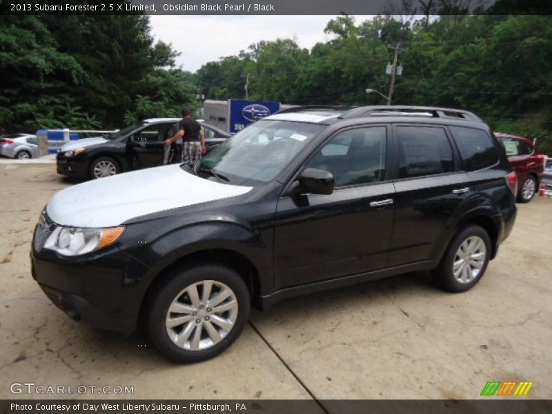 Obsidian Black Pearl / Black 2013 Subaru Forester 2.5 X Limited