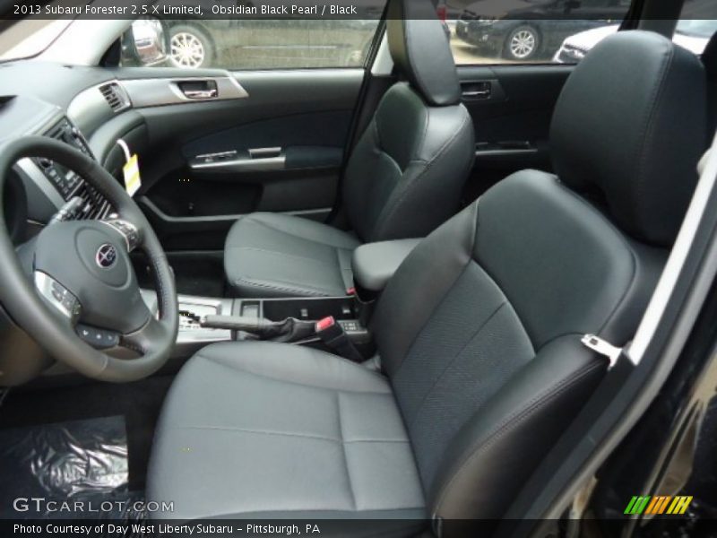Obsidian Black Pearl / Black 2013 Subaru Forester 2.5 X Limited