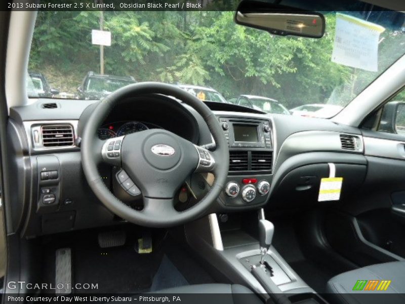 Obsidian Black Pearl / Black 2013 Subaru Forester 2.5 X Limited