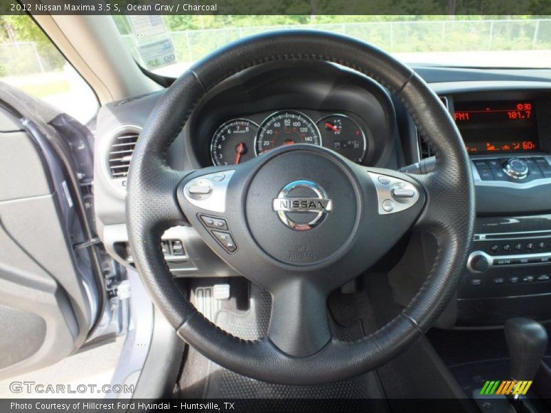 Ocean Gray / Charcoal 2012 Nissan Maxima 3.5 S